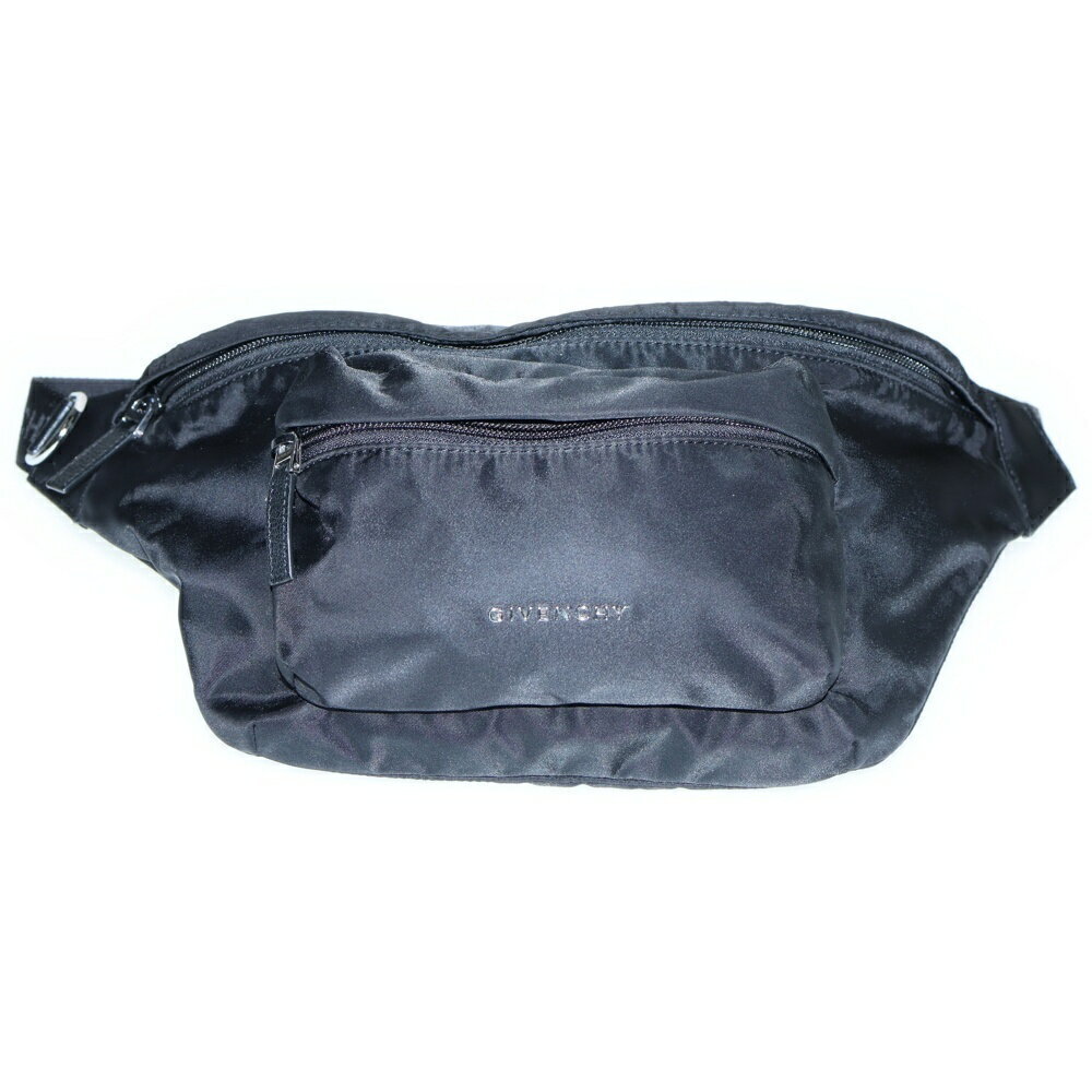 Givenchy Essential U Bumbag Nylon Body Belt Crossbody Bag Black